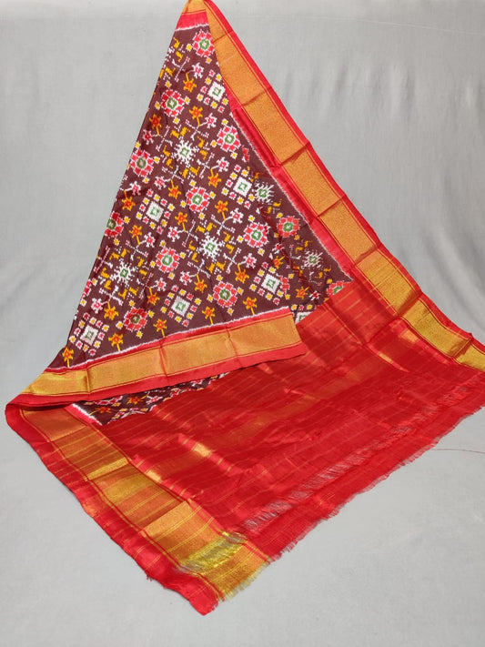 Pochampally Ikkat Pure Silk Special Design Duppata