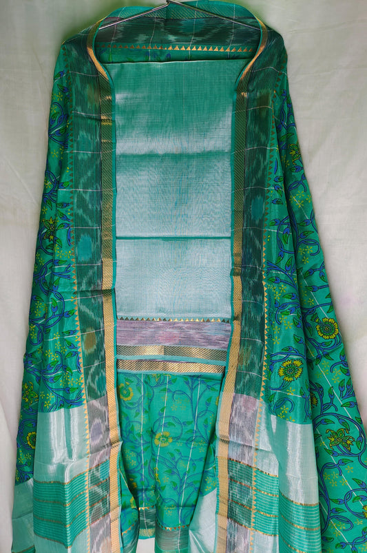 MANGALAGIRI HANDLOOM PATTU DRESS MATERIAL