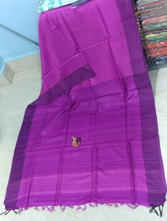 Malburi silk saree with giccha pallu
