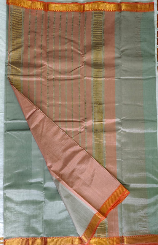 mangalagiri cotton by pattu saree